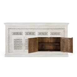 Wohnen Sideboards<Orient Style Sideboard aus Mangoholz White Wash - Capo