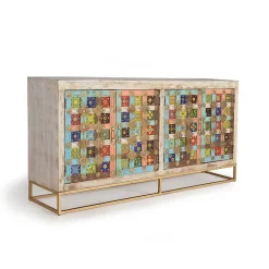 Wohnen Sideboards<Oriental Design Sideboard mit bunten Keramik Kacheln - Jula