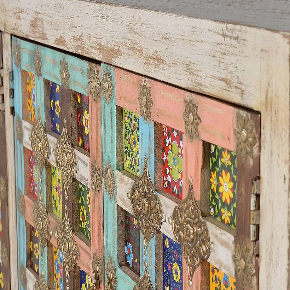 Wohnen Sideboards<Oriental Design Sideboard mit bunten Keramik Kacheln - Jula