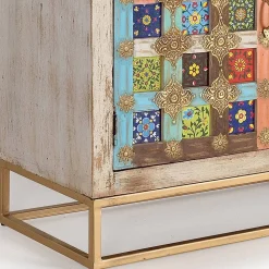 Wohnen Sideboards<Oriental Design Sideboard mit bunten Keramik Kacheln - Jula