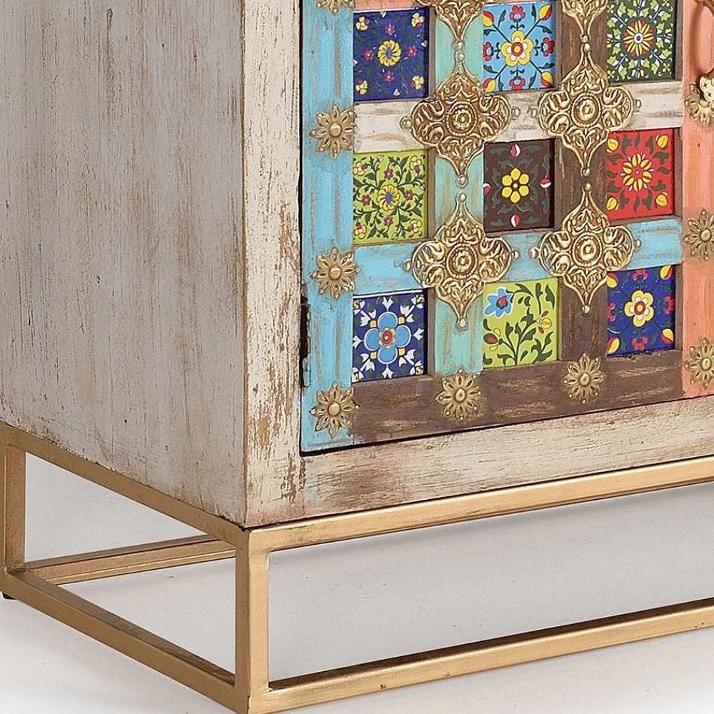 Wohnen Sideboards<Oriental Design Sideboard mit bunten Keramik Kacheln - Jula