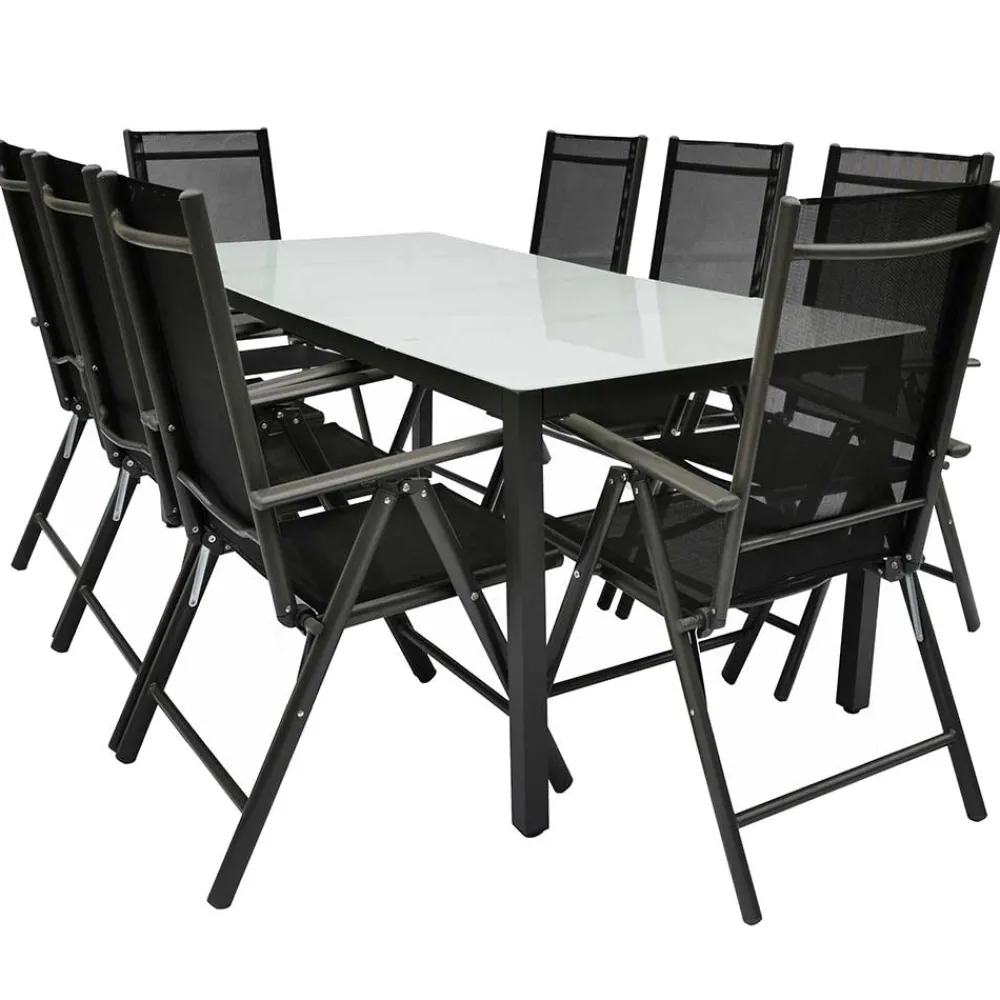 Wohnen Sitzgruppe<Outdoor Esstischgruppe Set - Yumagno (neunteilig)