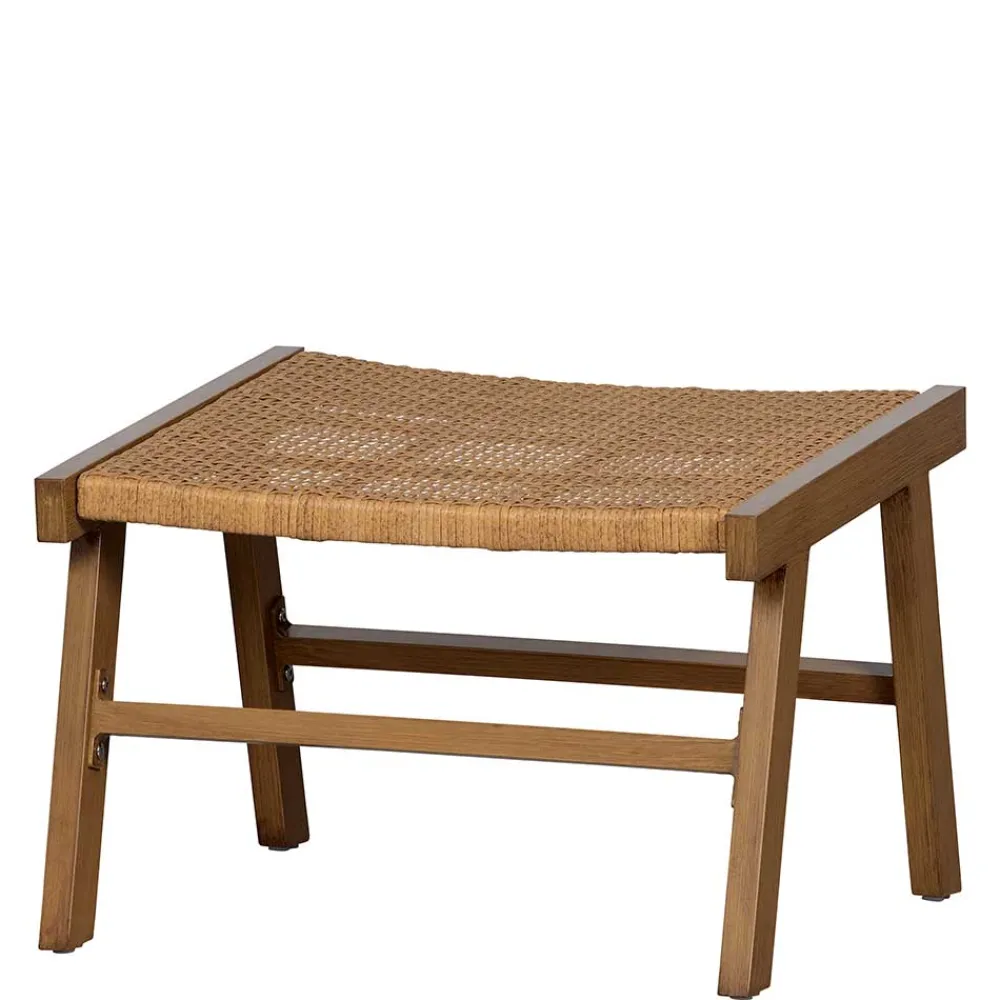 Wohnen Hocker<Outdoor Hocker aus Geflecht Kunstrattan - Abajo (2er Set)