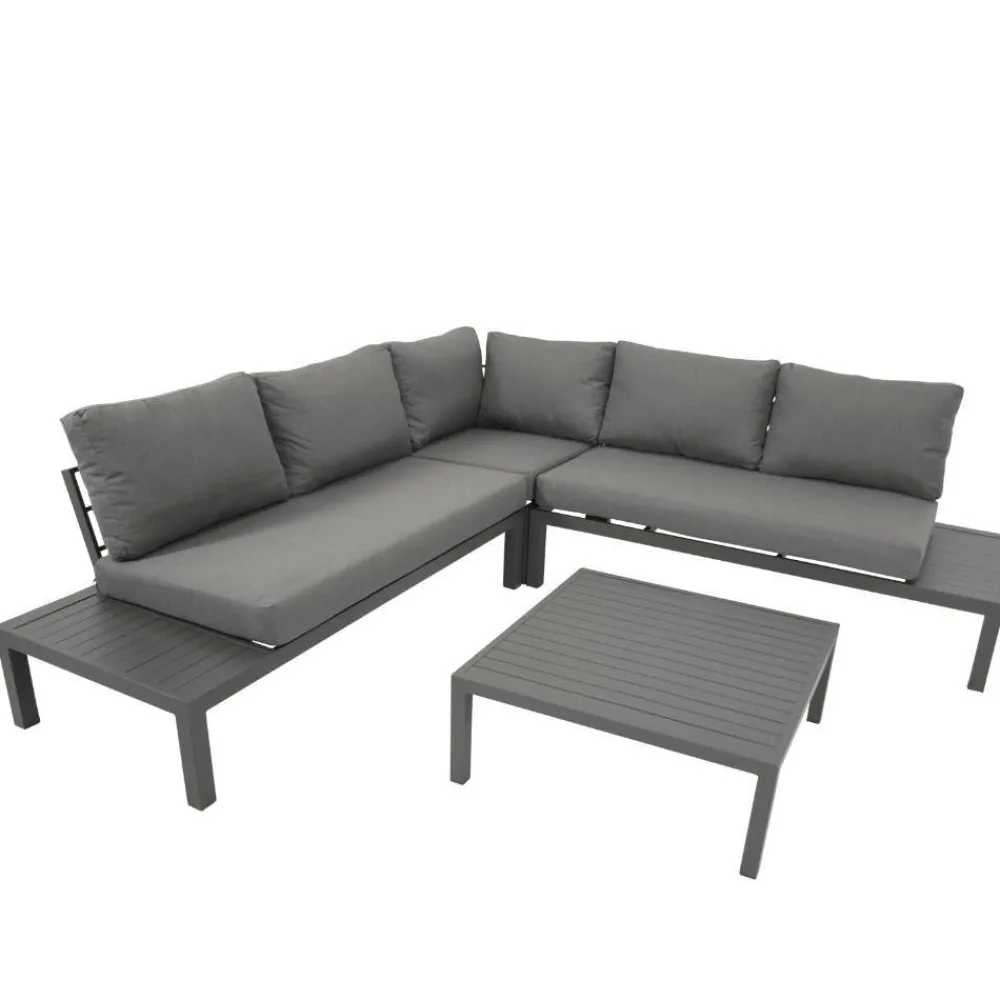 Wohnen Sitzgruppe<Outdoor Lounge Ecksofa mit Tisch - Stramo (vierteilig)