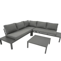 Wohnen Sitzgruppe<Outdoor Lounge Ecksofa mit Tisch - Stramo (vierteilig)