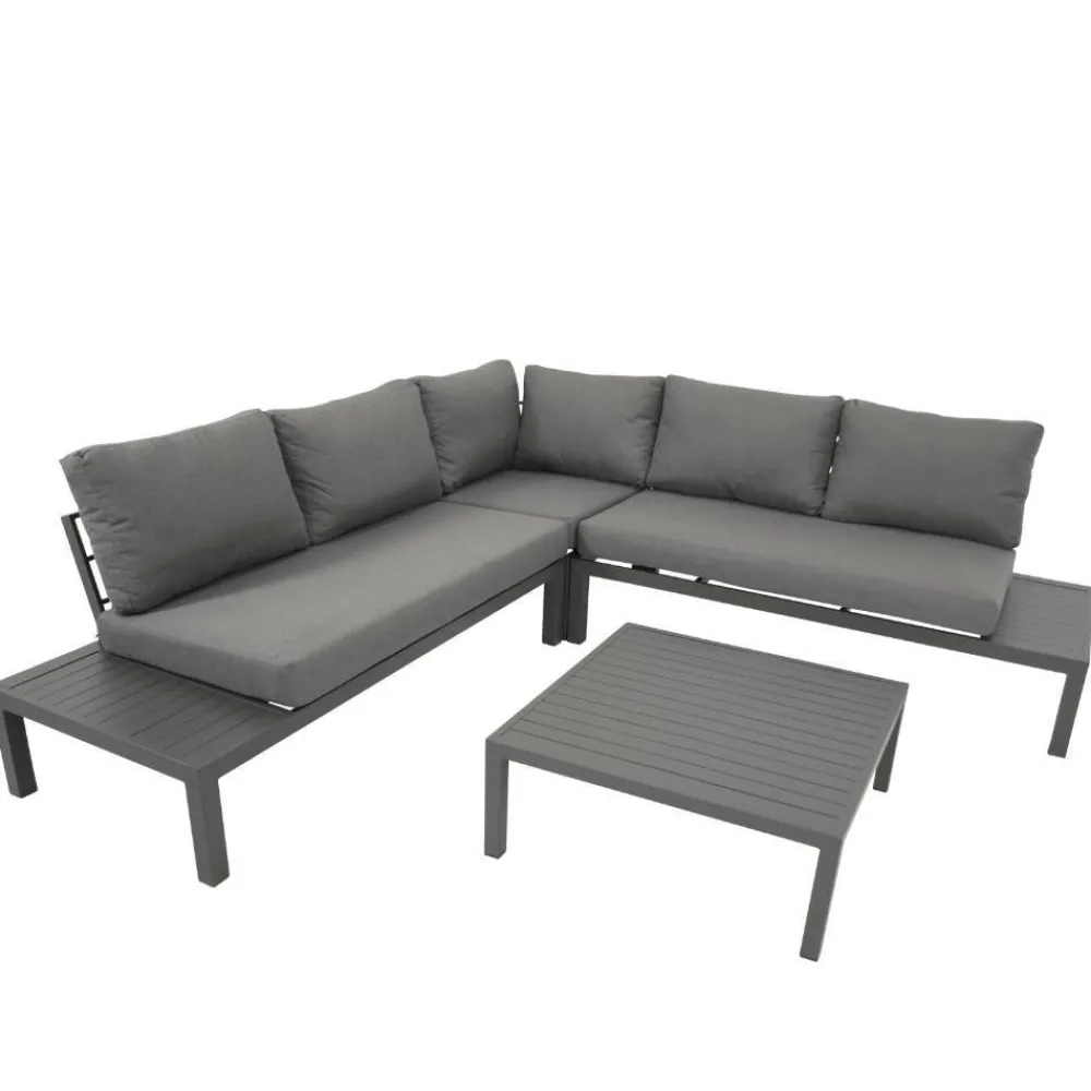 Wohnen Sitzgruppe<Outdoor Lounge Ecksofa mit Tisch - Stramo (vierteilig)