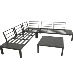 Wohnen Sitzgruppe<Outdoor Lounge Ecksofa mit Tisch - Stramo (vierteilig)