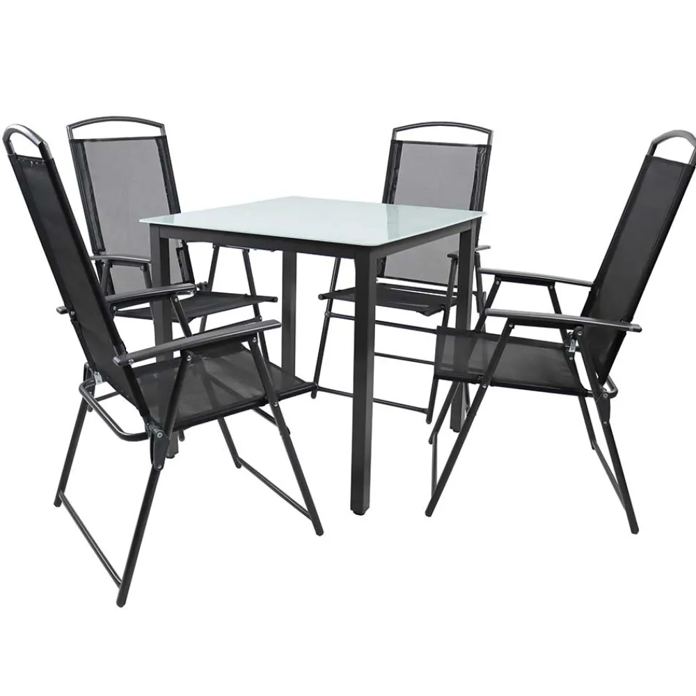 Wohnen Sitzgruppe<Outdoor Tisch und Stühle Set - Conceppa (fünfteilig)