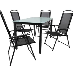 Wohnen Sitzgruppe<Outdoor-Sitzgruppe für 4 Personen - Vokoz (fünfteilig)