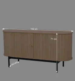 Wohnen Sideboards<Ovale Kommode im Skandi Design - Troyes