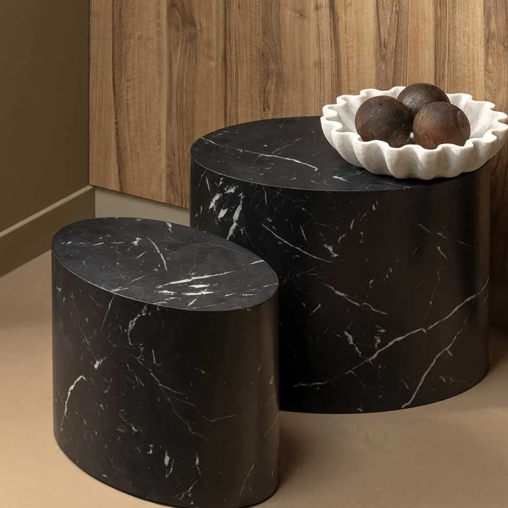 Wohnen Tische<Ovaler Beistelltisch mit zylindrischem Design - Same