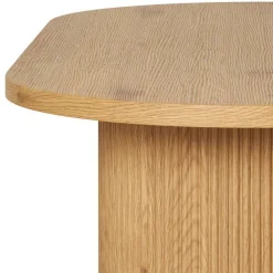 Wohnen Tische<Ovaler Couchtisch in Eiche Holzoptik - Saracan