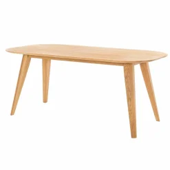 Wohnen Tische<Ovaler Eichentisch Kathyn im Retro Design
