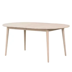 Wohnen Tische<Ovaler Esstisch verlängerbar im Skandi Design - Fleppos