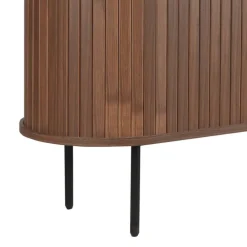 Wohnen Highboards<Ovales Highboard mit Schiebetüren - Arura