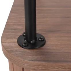 Wohnen Highboards<Ovales Highboard mit Schiebetüren - Arura