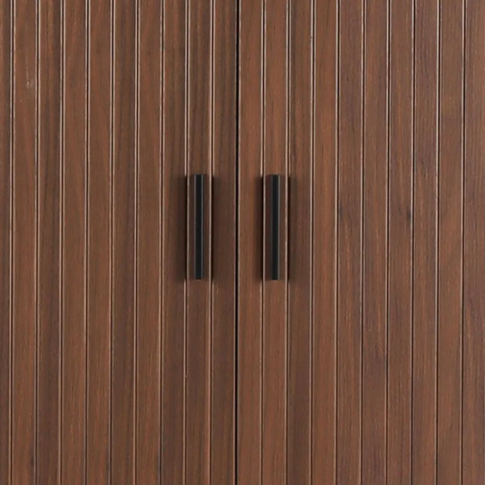 Wohnen Highboards<Ovales Highboard mit Schiebetüren - Arura