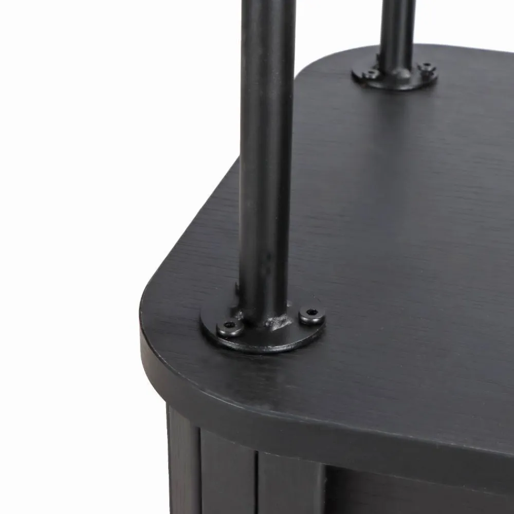 Wohnen Highboards<Ovales Schiebetüren-Highboard im Retro Design - Lurymav