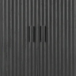 Wohnen Highboards<Ovales Schiebetüren-Highboard im Retro Design - Lurymav