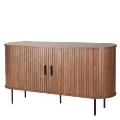 Wohnen Sideboards<Ovales Sideboard mit Schiebetüren - Arura