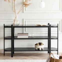 Wohnen Regale<Ovales Standregal im Skandi Design - Pamban