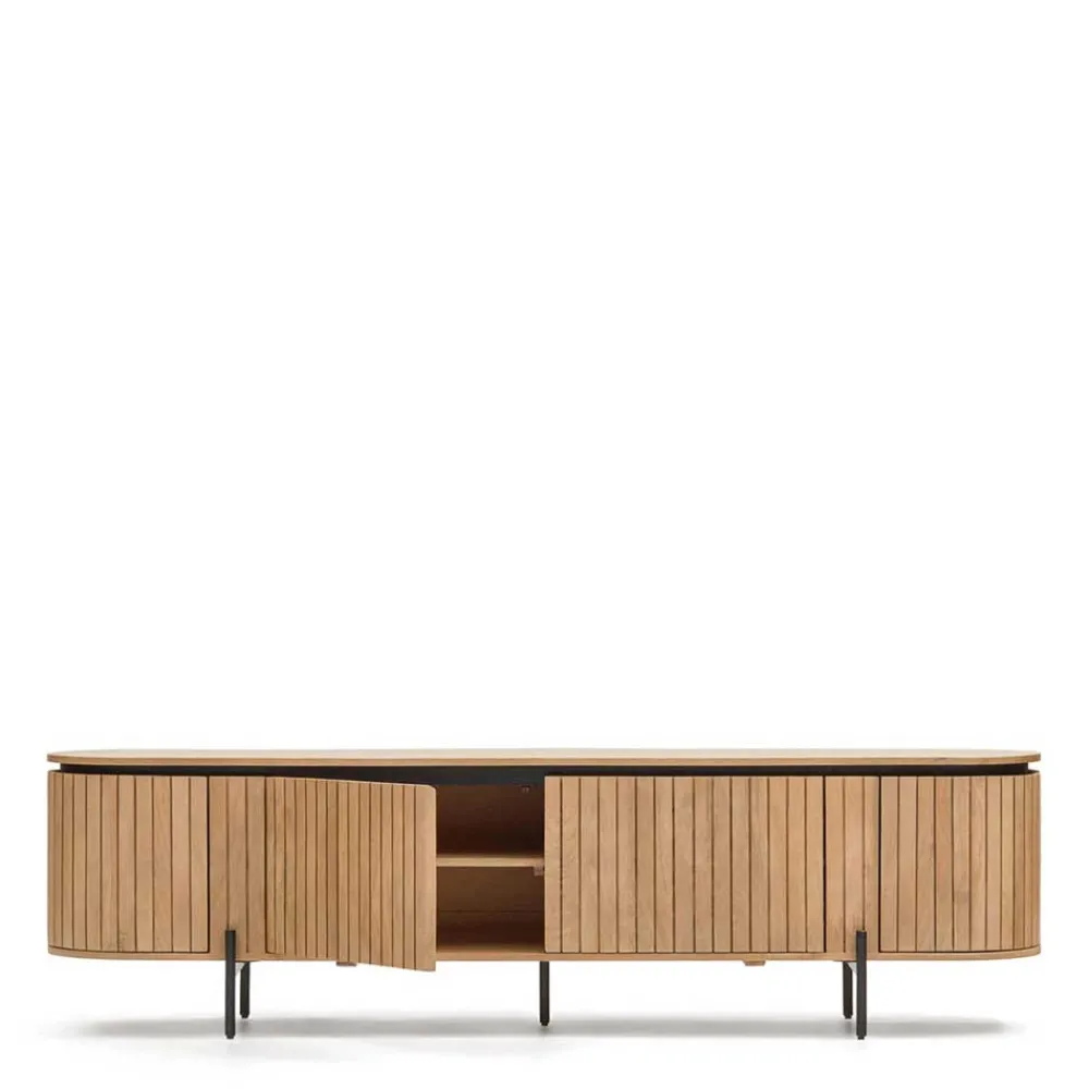 Wohnen Tv & Hifi-Möbel<Ovales TV Board 200x55x43 cm - Ilvenda