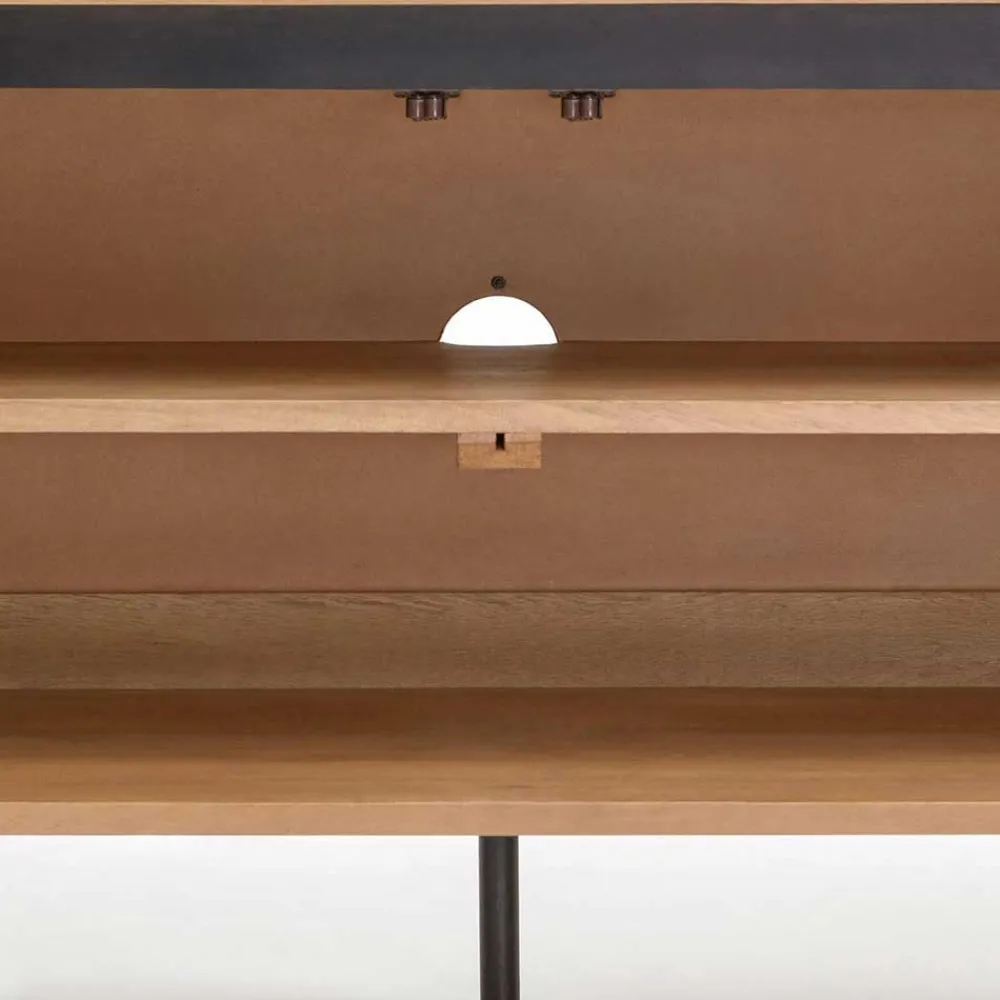 Wohnen Tv & Hifi-Möbel<Ovales TV Board 200x55x43 cm - Ilvenda