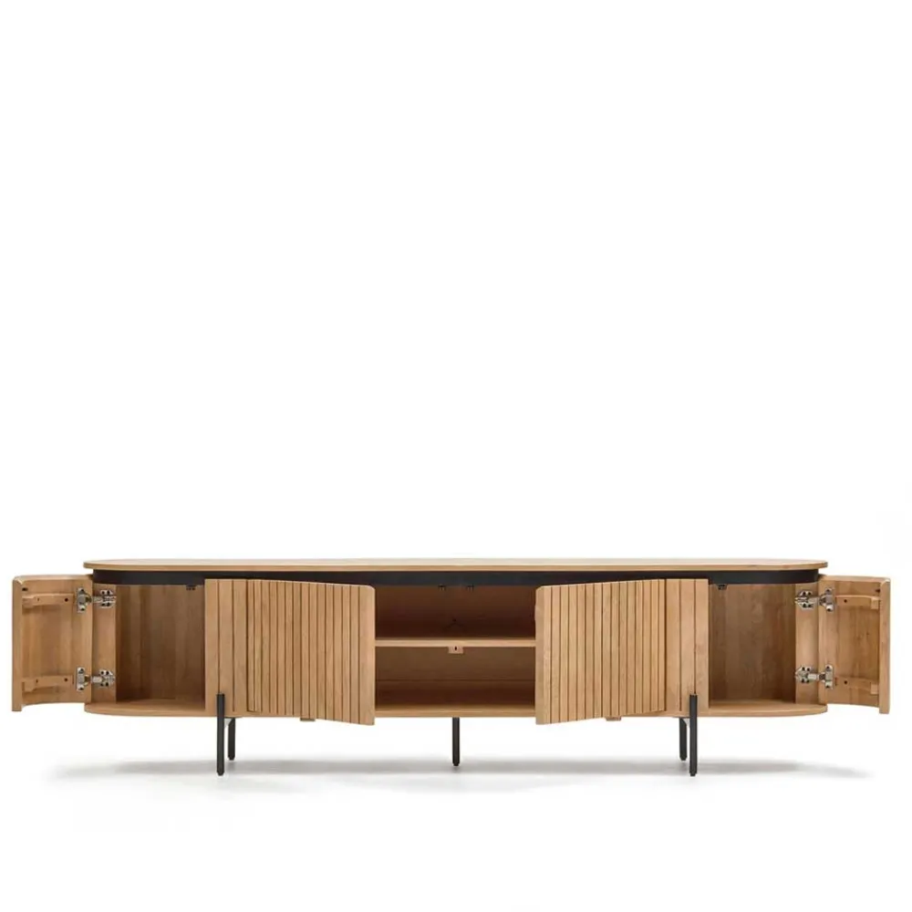 Wohnen Tv & Hifi-Möbel<Ovales TV Board 200x55x43 cm - Ilvenda