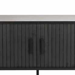 Wohnen Tv & Hifi-Möbel|Lowboards<Ovales TV-Lowboard mit Schiebetüren - Lurymav