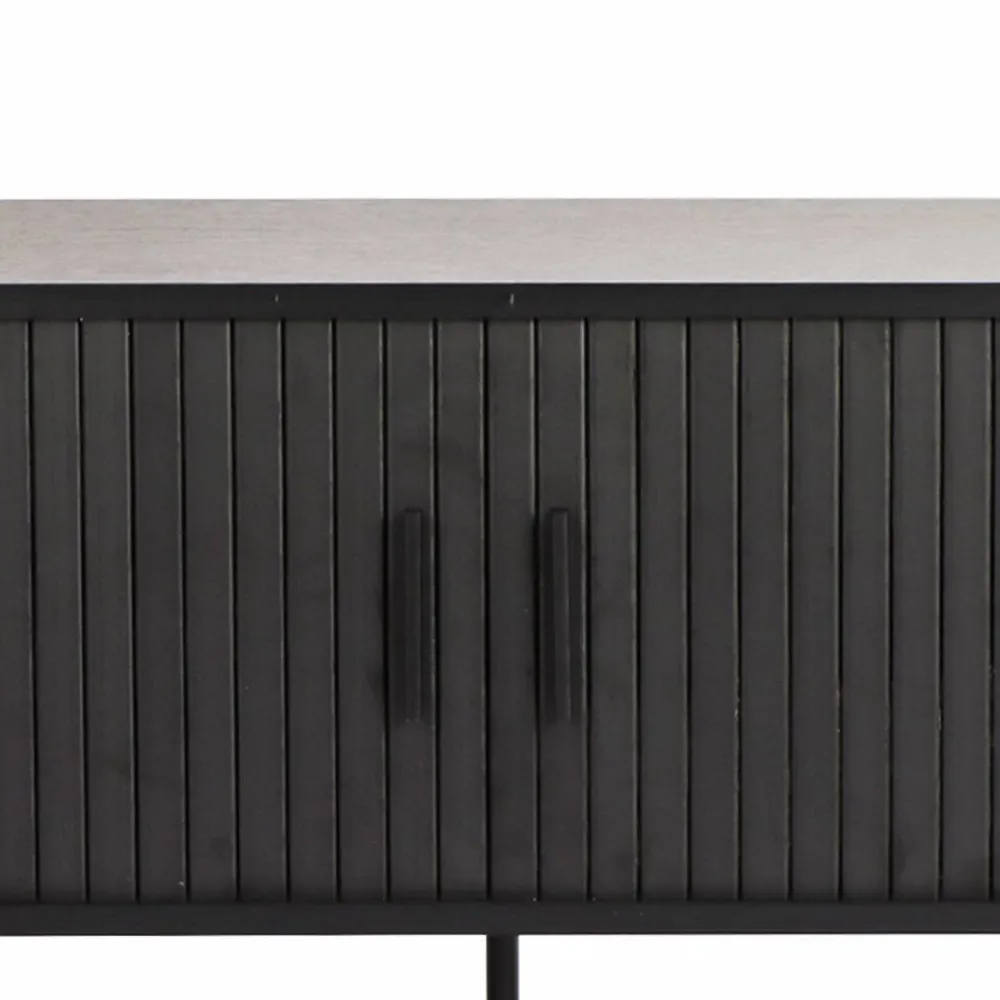 Wohnen Tv & Hifi-Möbel|Lowboards<Ovales TV-Lowboard mit Schiebetüren - Lurymav