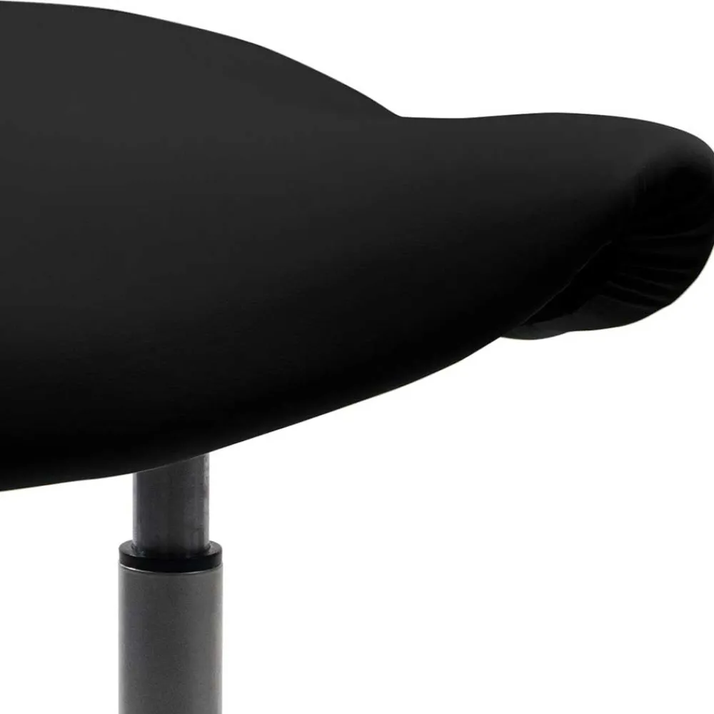 Wohnen Hocker<Pendelhocker mit Sattelsitz in Schwarz - Vilaroma