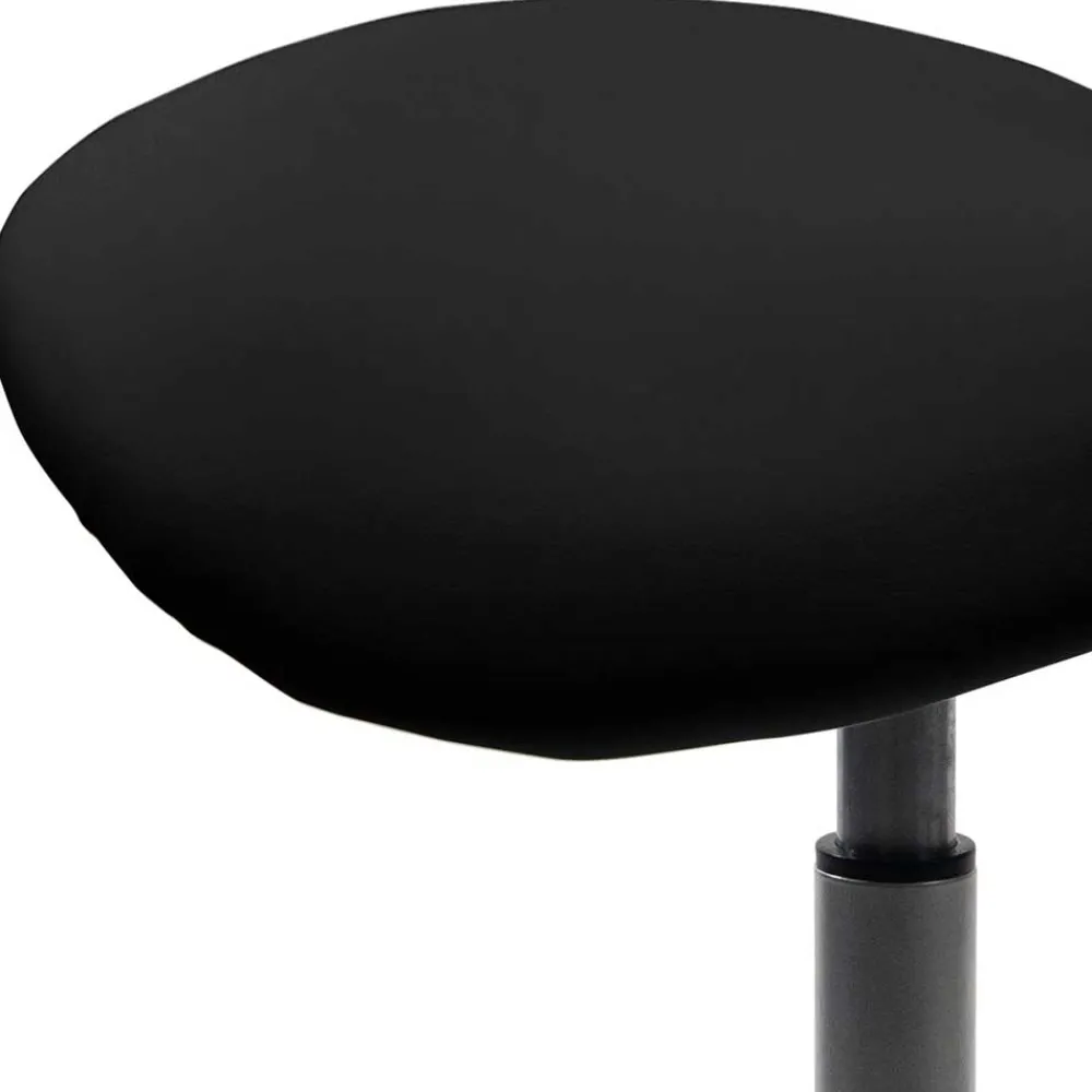 Wohnen Hocker<Pendelhocker mit Sattelsitz in Schwarz - Vilaroma