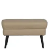 Wohnen Hocker<Plüsch Hocker in Beige - Williams