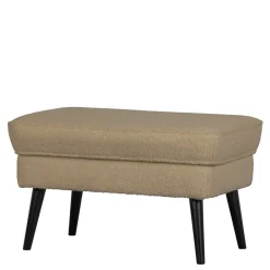 Wohnen Hocker<Plüsch Hocker in Beige - Williams