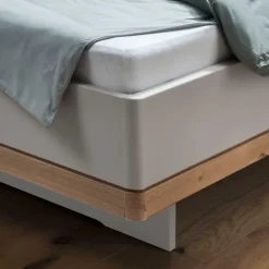 Wohnen Betten<Polsterbett mit Hänge-Nachttischen - Crascanu (dreiteilig)