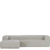 Wohnen Sofas<Polsterecke aus Strukturstoff Beige - Pulany