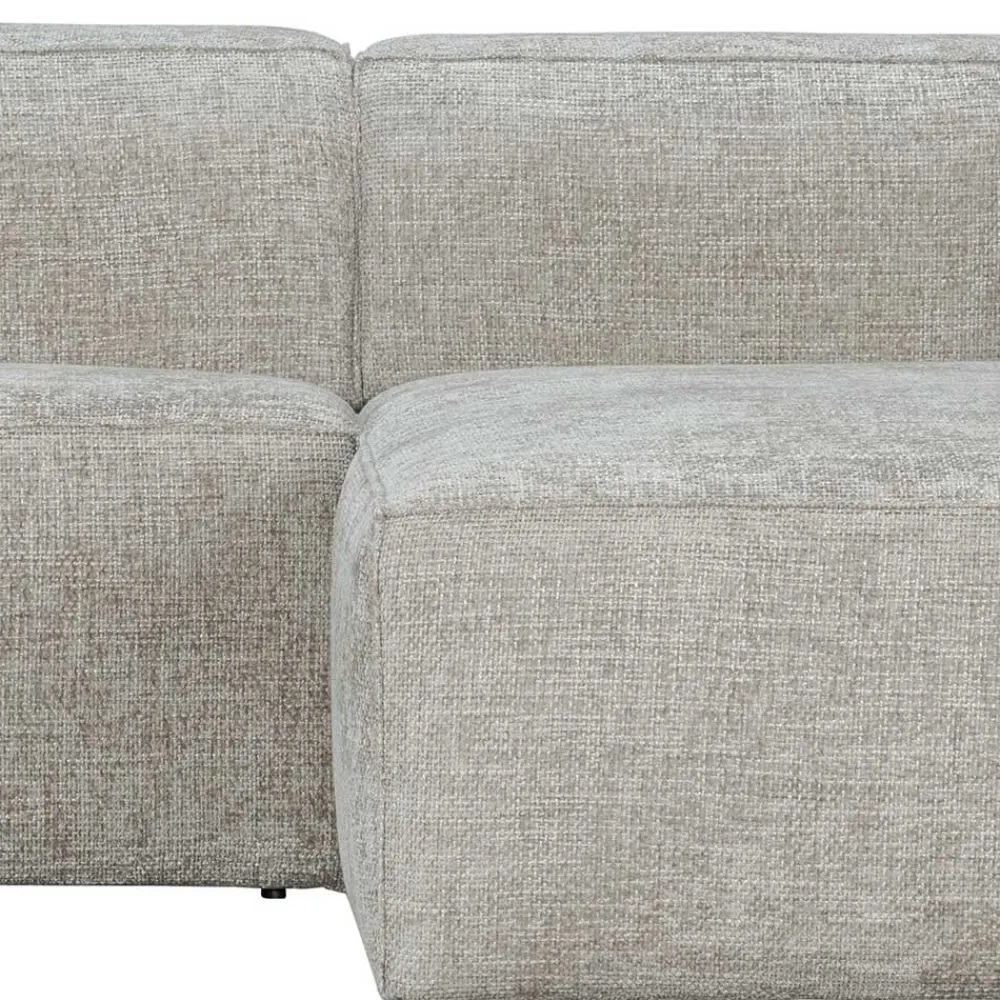 Wohnen Sofas<Polsterecke aus Strukturstoff Beige - Pulany