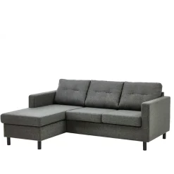 Wohnen Sofas<Polsterecke in Anthrazit Stoffbezug - Akita