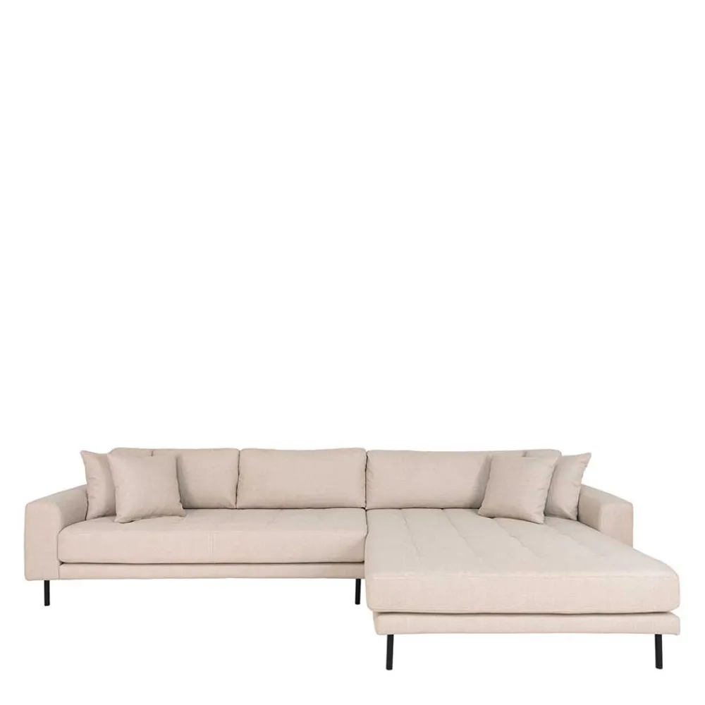 Wohnen Sofas<Polsterecke in Beige Stoff - Pogarana