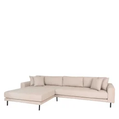 Wohnen Sofas<Polsterecke in Beige Stoff - Pogarana