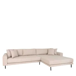 Wohnen Sofas<Polsterecke in Beige Stoff - Pogarana