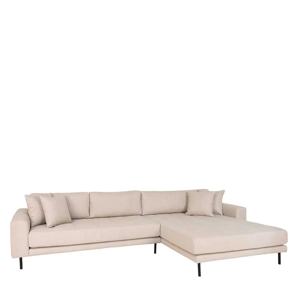 Wohnen Sofas<Polsterecke in Beige Stoff - Pogarana