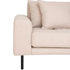 Wohnen Sofas<Polsterecke in Beige Stoff - Pogarana