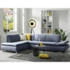 Wohnen Sofas<Polsterecke in Blau mit Chrom - Lex