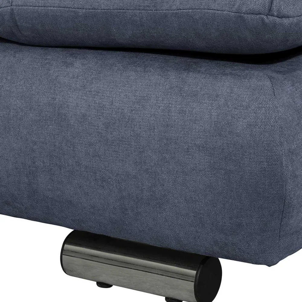 Wohnen Sofas<Polsterecke in Blau mit Chrom - Lex