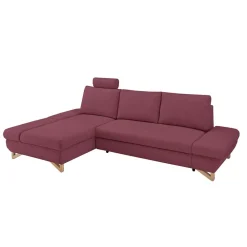 Wohnen Sofas<Polsterecke in Bordeaux Rot Velours - Baonga