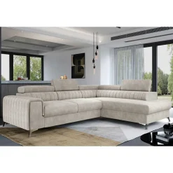 Wohnen Sofas<Polsterecke in Cremeweiß mit Federkern - Emricanno
