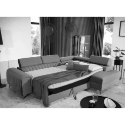 Wohnen Sofas<Polsterecke in Cremeweiß mit Federkern - Emricanno