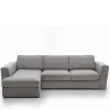Wohnen Sofas<Polsterecke in Grau Webstoff - Valtte