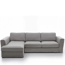 Wohnen Sofas<Polsterecke in Grau Webstoff - Valtte